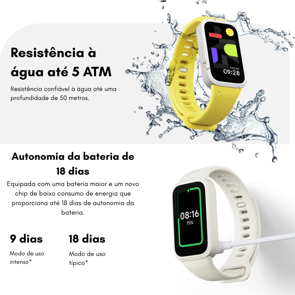 Smartwatch Xiaomi Smart Band 9 Active - Imagem 7